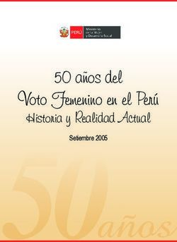 50 años del Voto Femenino en el Perú Historia y Realidad Actual