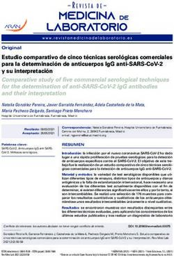 ESTUDIO COMPARATIVO DE CINCO TÉCNICAS SEROLÓGICAS COMERCIALES PARA LA