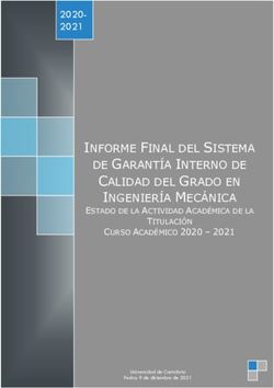 Informe Final Del Sistema De Garant A Interno De Calidad Del Grado En