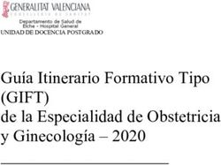 Gu A Itinerario Formativo Tipo Gift Unidad De Docencia Postgrado