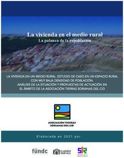 La vivienda en el medio rural La palanca de la repoblación Tierras