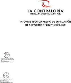 INFORME TÉCNICO PREVIO DE EVALUACIÓN DE SOFTWARE N 012 TI 2021 CGR