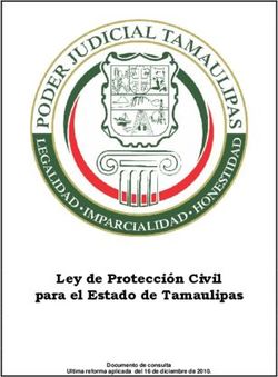 Ley de Protección Civil para el Estado de Tamaulipas Documento de