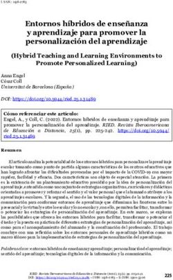 Entornos H Bridos De Ense Anza Y Aprendizaje Para Promover La