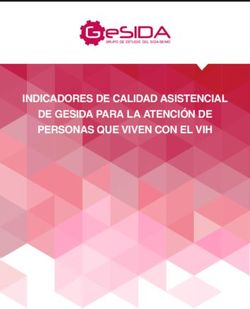 Indicadores De Calidad Asistencial De Gesida Para La Atenci N De