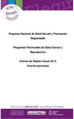 Programa Nacional De Salud Sexual Y Procreaci N Responsable Programas