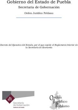 Gobierno del Estado de Puebla Secretaría de Gobernación Orden