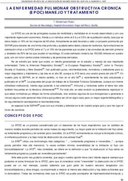 LA ENFERMEDAD PULMONAR OBSTRUCTIVA CRONICA (EPOC) MANEJO Y TRATAMIENTO - Neumosur