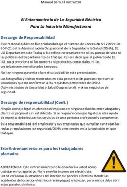 El Entrenamiento de La Seguridad Eléctrica Para La Industria Manufacturera - OSHA