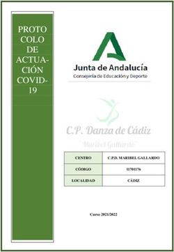 PROTO COLO DE ACTUA- CIÓN COVID-Conservatorio de ...