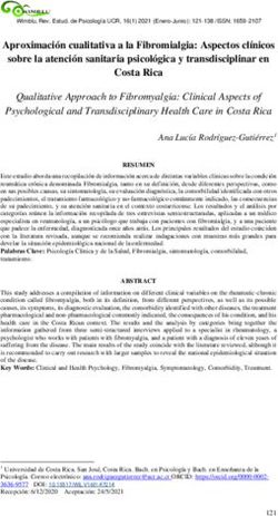 Aproximaci&oacute;n cualitativa a la Fibromialgia: Aspectos cl&iacute;nicos sobre la atenci&oacute;n sanitaria psicol&oacute;gica y transdisciplinar en Costa Rica