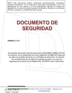 DOCUMENTO DE SEGURIDAD - Mugarik Gabe