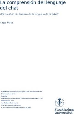 La comprensi&oacute;n del lenguaje del chat - Es cuesti&oacute;n de dominio de la lengua o de la edad? Cajsa Plaza