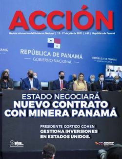 ACCI&Oacute;N - NUEVO CONTRATO CON MINERA PANAM&Aacute; ESTADO NEGOCIAR&Aacute;