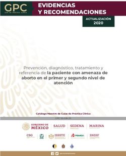 Referencia de la paciente con amenaza de - aborto en el primer y segundo nivel de atención