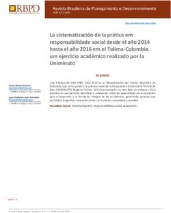 La sistematizaci&oacute;n de la pr&aacute;tica em responsabilidade social desde el a&ntilde;o 2014 hasta el a&ntilde;o 2016 em el Tolima-Colombia: um ejercicio acad&eacute;mico ...