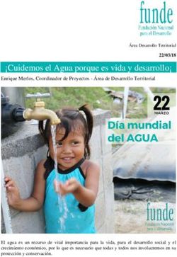 Cuidemos el Agua porque es vida y desarrollo