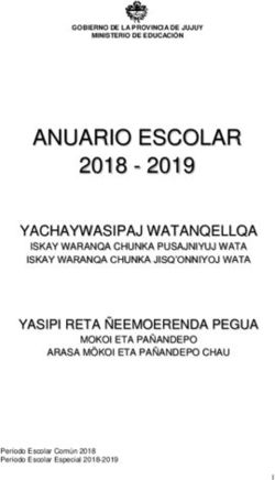 ANUARIO ESCOLAR 2018 2019 - YACHAYWASIPAJ WATANQELLQA - Gobierno de Jujuy