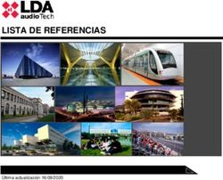 LISTA DE REFERENCIAS - LDA Audio Tech