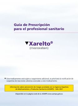Xarelto (rivaroxaban) - Guía de Prescripción para el profesional sanitario - CIMA