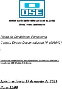Apertura: jueves 19 de agosto de 2021 Hora: 12:00