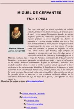 MIGUEL DE CERVANTES VIDA Y OBRA