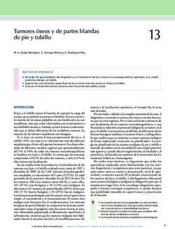 Tumores óseos y de partes blandas de pie y tobillo