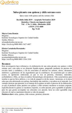 Salsa picante con quínoa y chile serrano seco - Revista ...