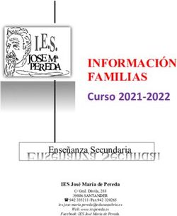INFORMACIÓN FAMILIAS Curso 2021-2022 - Enseñanza Secundaria - IES Pereda