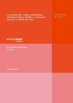 2021 LA VISIÓN DEL FONDO MONET ARIO INTERNACIONAL SOBRE LA EQUIDAD EN SUS 75 AÑOS DE VIDA