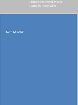 Clausulado General Aviatur seguro de cancelación - Chubb