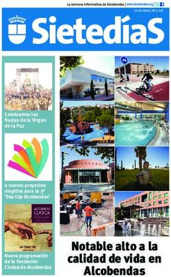 Notable alto a la calidad de vida en Alcobendas - Celebramos las fiestas de la Virgen de la Paz 9 nuevos proyectos elegidos para la 3ª 'StartUp ...