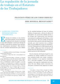 La regulaci n de la jornada de trabajo en el Estatuto de los Trabajadores