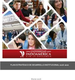 PLAN ESTRATÉGICO DE DESARROLLO INSTITUCIONAL 2016-2020 - Marzo 2016
