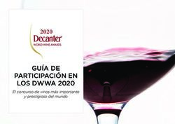 GUÍA DE PARTICIPACIÓN EN LOS DWWA 2020 2020 - El concurso de vinos más importante