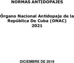 NORMAS ANTIDOPAJES &Oacute;rgano Nacional Antidopaje de la Rep&uacute;blica De Cuba (ONAC) 2021 - DICIEMBRE DE 2019 - instituciones ...
