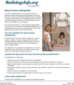 Rayos X &oacute;seo (radiograf&iacute;a) - RadiologyInfo.org