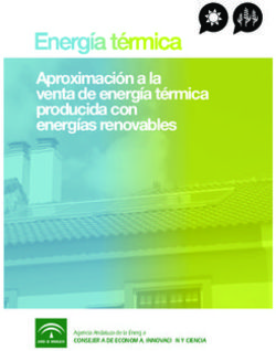 Aproximación a la venta de energía térmica producida con energías renovables