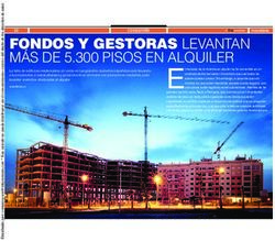 FONDOS Y GESTORAS LEVANTAN M&Aacute;S DE 5.300 PISOS EN ALQUILER