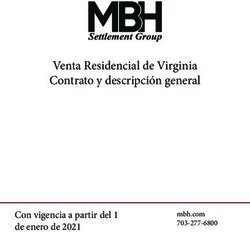 Venta Residencial de Virginia Contrato y descripci&oacute;n general - Con vigencia a partir del 1 de enero de 2021