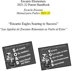 "Encanto Eagles Soaring to Success" - Encanto Elementary 2021-22 Parent Handbook "Las Aguilas de Encanto Remontan su Vuelo al Exito"