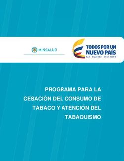 PROGRAMA PARA LA CESACI&Oacute;N DEL CONSUMO DE TABACO Y ATENCI&Oacute;N DEL TABAQUISMO