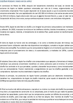 DISE&Ntilde;AR PENSAR E INNOVAR EN APPLE