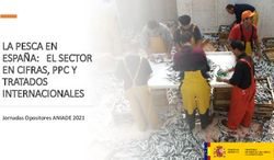 LA PESCA EN ESPAÑA: EL SECTOR EN CIFRAS, PPC Y TRATADOS INTERNACIONALES - Jornadas Opositores ANIADE 2021