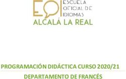 PROGRAMACI&Oacute;N DID&Aacute;CTICA CURSO 2020/21 DEPARTAMENTO DE FRANC&Eacute;S - EOI ...