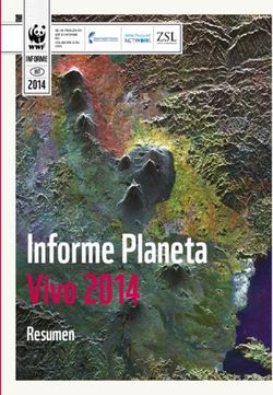 Informe Planeta Vivo 2014 - Resumen 2014