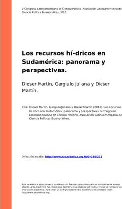 Los Recursos Hí Dricos En Sudamérica: Panorama Y Perspectivas.