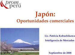 Japón: Oportunidades comerciales - Lic. Patricia Kobashikawa Inteligencia de Mercados - PromPerú