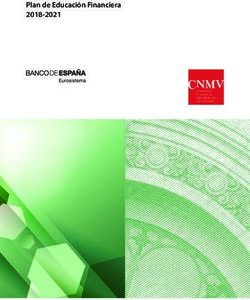 Plan de Educación Financiera 2018-2021 - Banco de España