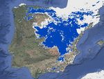 Estimaci&oacute;n Volumen de Nieve en la Pen&iacute;nsula provocado por la "Tormenta Filomena" - ENERO 2021